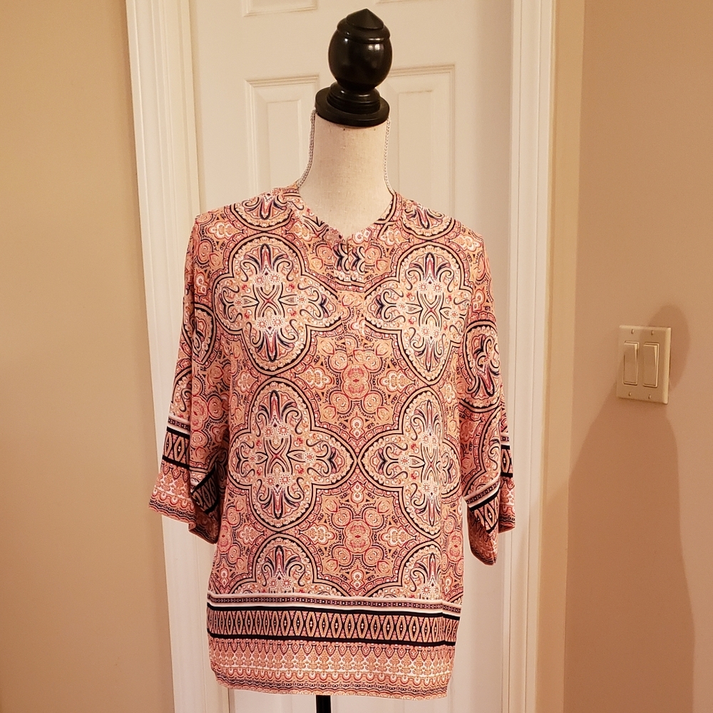 Violet & Claire Tunic with Bold Print